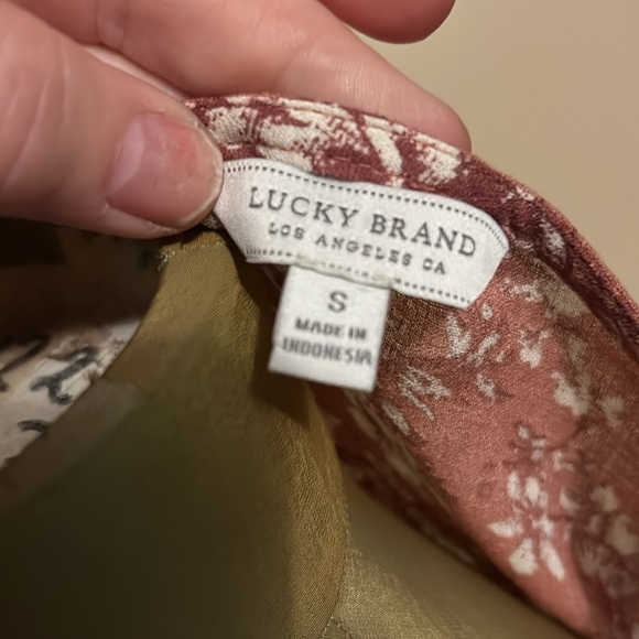 Lucky brand blouse size small - Picture 4 of 6